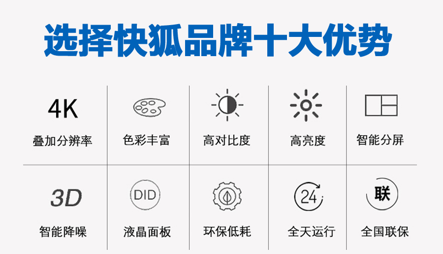 1.8mm超窄边高清55寸液晶拼接墙(图2)